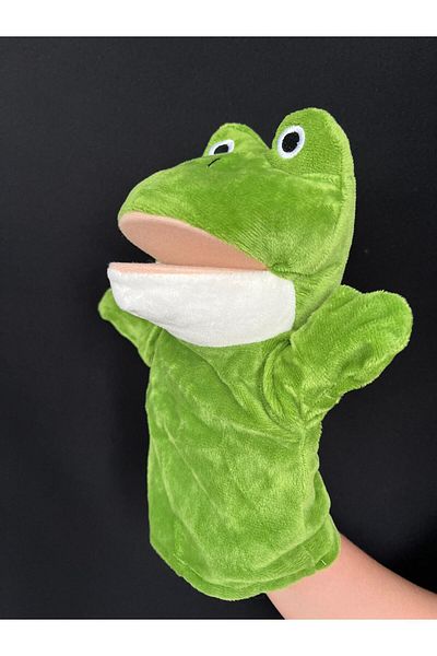 Marsel oyuncak Pets Plush Hand Puppet Set Toy Frog Crocodile Puppet Set