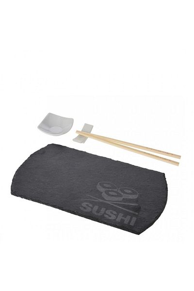 Excellent Houseware Sushi Komo serving set, stone, 30x18 cm, 4 pieces