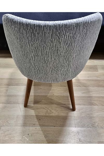Rişte Home 8-Piece a Quality Jacquard Tree Pattern High Quality Flexible Elastic Oval Chair Cover 8 Pieces