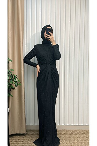 MERVE TESETTÜR فستان سهرة حجري