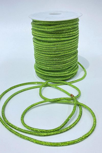 Limelia Lightgreen Full Tight Stone Pipe Ribbon Cord