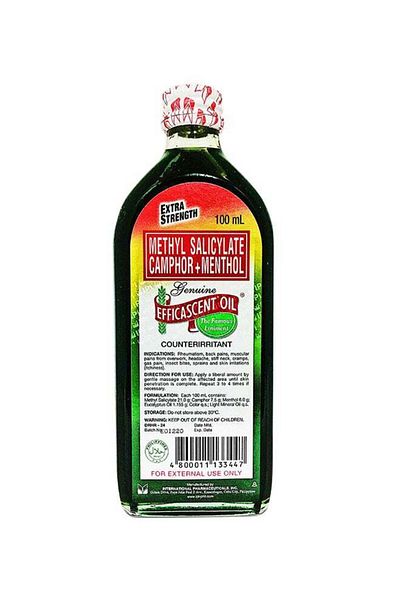 Genuine زيت إيفكاسنت - الكافور والمنثول