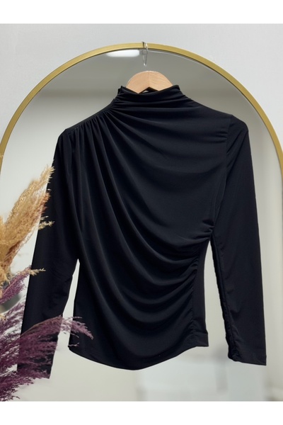 MİHRA STORE Άννα Σέντι Μπουζάλινο Μπαντί-EE538 Μαύρο