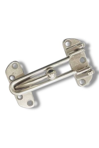 Beşel Steel, Wooden Door Safety Clamp - Safety Lock Satin