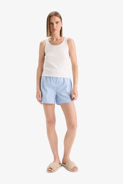 DeFacto Poplin cu croiala normală 2 piese Bottom-fall In Love E4342ax25sm