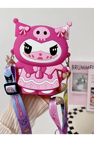 synshop Kuromi Kuromili Cat Eared Τσάντα σιλικόνης Πορτοφόλι Γυναικεία Έφηβη ...