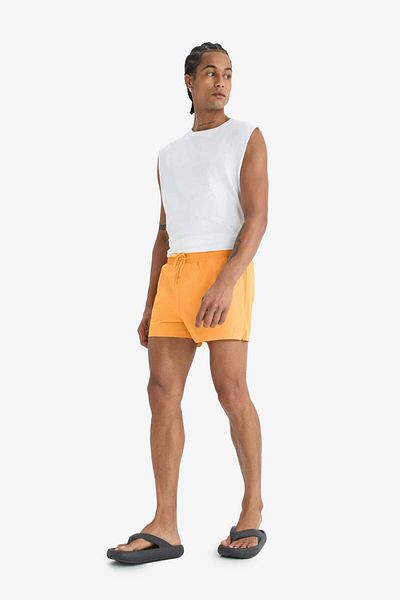 DeFacto Defactofit Andy Printed Flexible Textured Short Length Sportsman Sea Shorts B5987Ax25Hs