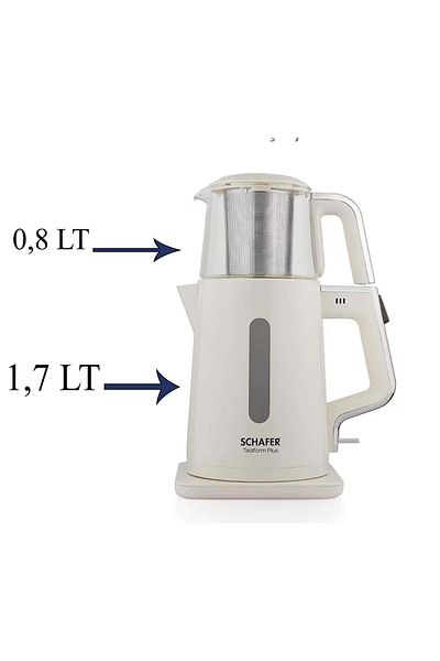 Altabi Sc Ha Fer Teaform Electric Tea Maker Cream