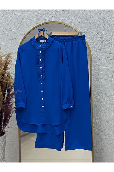 MİHRA STORE Bunch of Frilly Pants Suit-El1886 Saks