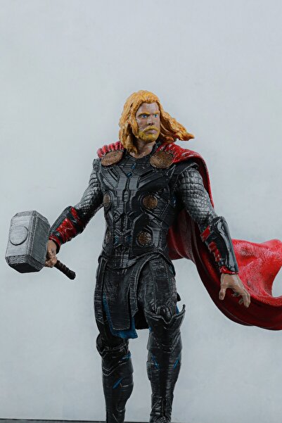 PWUL WORKS Marvel Thor Figür 25 cm - 3D Baskı - El Boyaması Koleksiyonluk Hey...