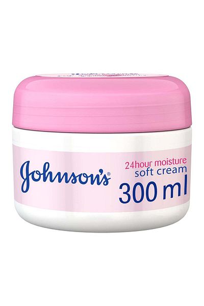 Johnson's كريم الجسم مرطب لمدة 24 ساعة ناعم 300 مل