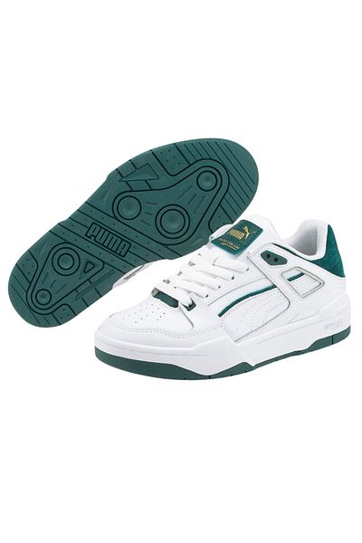 Puma Slipstream Jr Puma White-Varsity Green