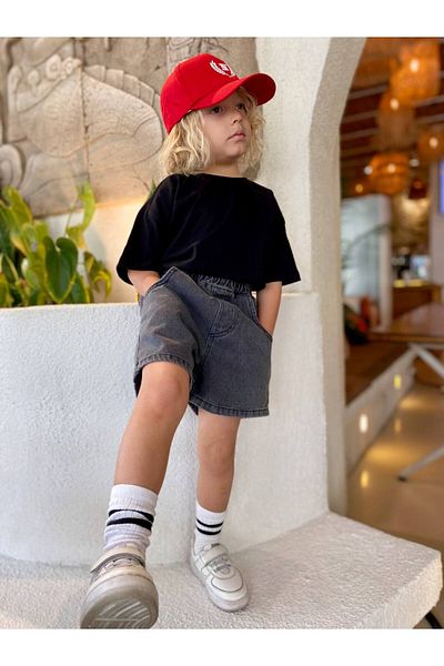 anonim La'Ciel Paris Unisex Balloon Denim Black
