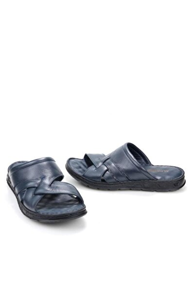 Papuçcity Aldmr 804 Ортопедичні чоловічі тапочки з масажною підошвою з натуральної шкіри