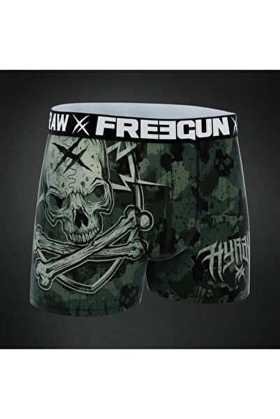 Freegun Men's boxers with tribal skull camouflage print Hyraw Blazon Camo