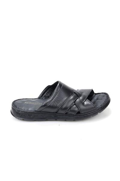 Papuçcity Aldmr 804 Orthopedic Men's Massage Sole Genuine Leather Slippers