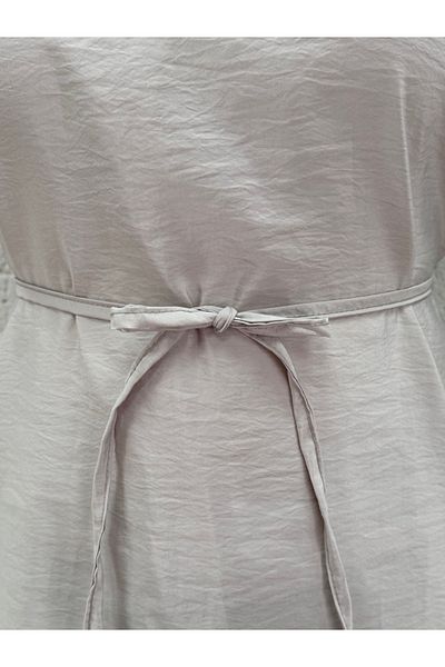 MİHRA STORE Zenita Raglan Sleeve Tunic-Bn4175 Stone