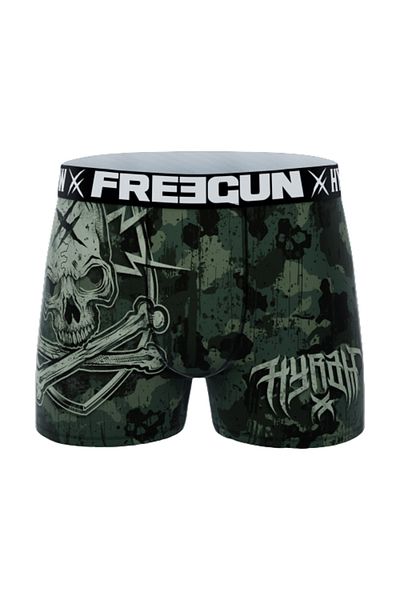 Freegun Boxeri pentru barbati cu imprimeu de camuflaj tribal craniu Hyraw Blazon Camo