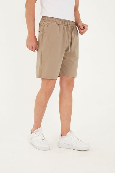 kaphone 10 Men's Parachute Fabric Back Double Pocket Slit Shorts