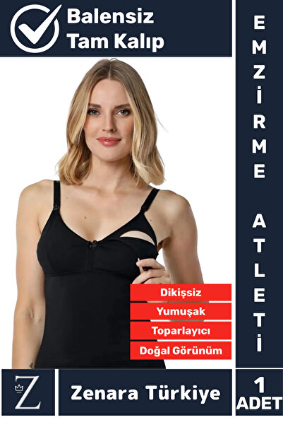 Zenara Natural Appearance Restoring Cotton Seamless Maternity Maternity Full Mold Comfortable Breastfeeding Undershirt Without Underwire