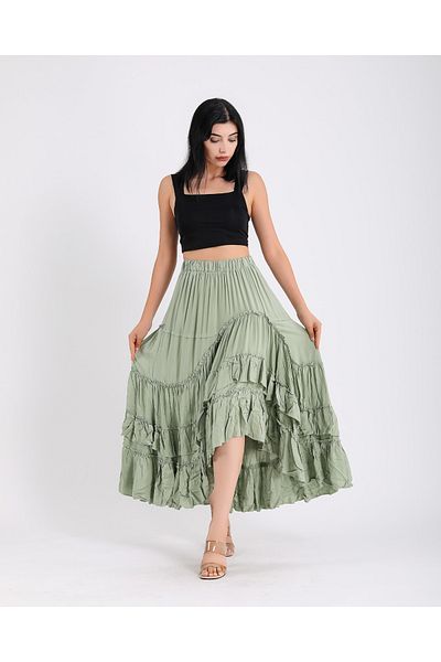 ZTO Women's Trends Skirt with Elastic Waist
