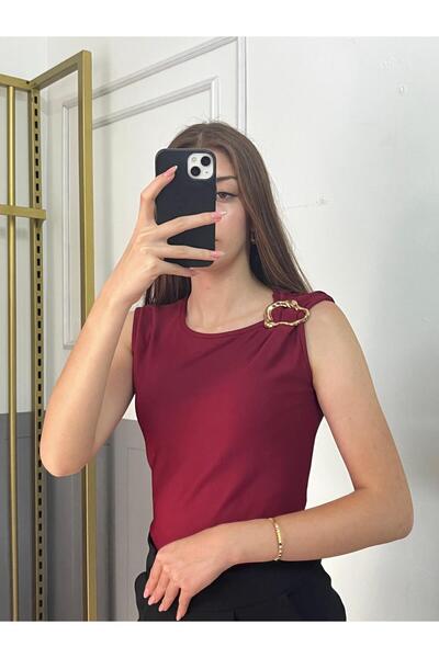 peri tower Ottoman Ribbed Undershirt with Buckle