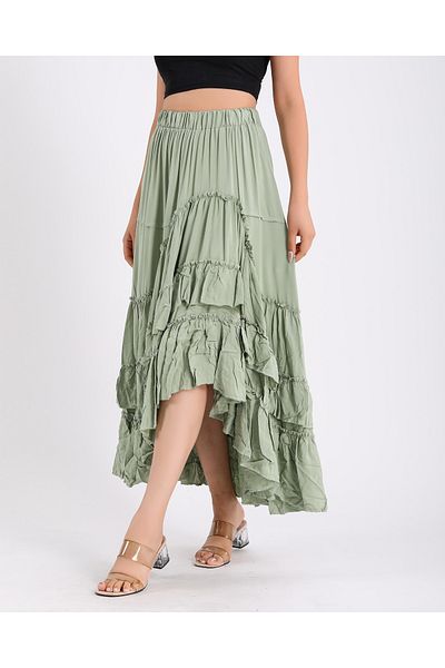 ZTO Women's Trends Skirt with Elastic Waist