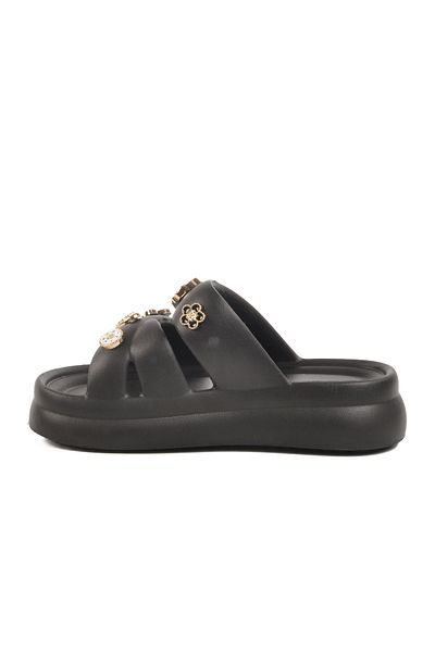 Aspor Black Eva Women's Flat Slippers