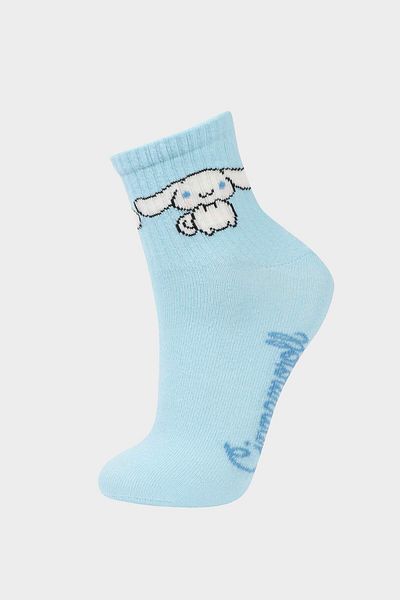 DeFacto Комплект от 3 памучни дълги чорапи за момичета Hello Kitty F6702A8NS