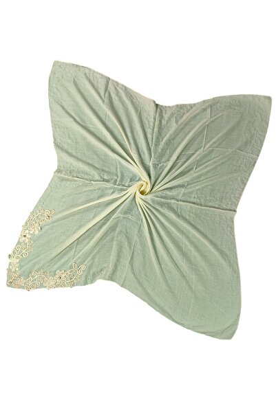 mim eşarp Enba Needle Κεντημένη Γραφή με Χάντρες και Πέτρες