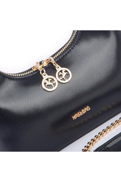 Nas Bag Vera Bag Nas Bag Mini Chain Baguette Shoulder and Crossbody Bag