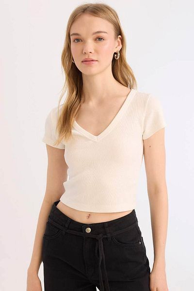 DeFacto Tricou cu mânecă scurtă (25 SM)