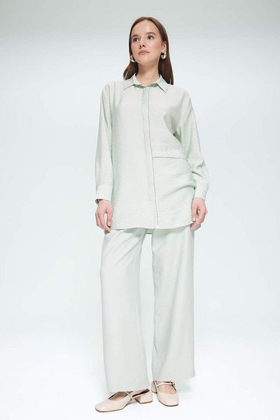DeFacto Relax Fit Μακρυμάνικο Πουκάμισο Hijab Μπλουζάκι F1357AX25SM