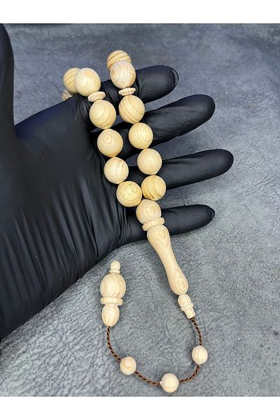 Mos Tespih Mascot High-End Scented Tar Natural Prayer Beads with System