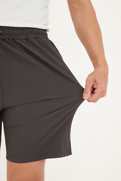 kaphone 10 Men's Parachute Fabric Back Double Pocket Slit Shorts
