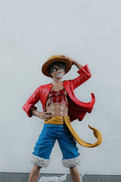 PWUL WORKS One Piece Monkey D. Luffy Figür 25 cm - Hasır Şapka Korsan Kralı -...