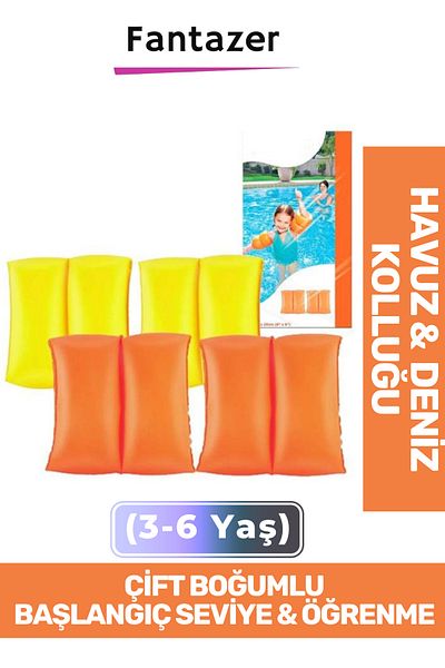Fantazer Premium Beginner Level Double Jointed 3-6 Years Old Children's Sea Pool Swimming Learning Inflatable Arm