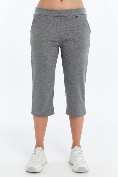 AXXEL Women's Capri Gray Large Size Sweatpants K-225