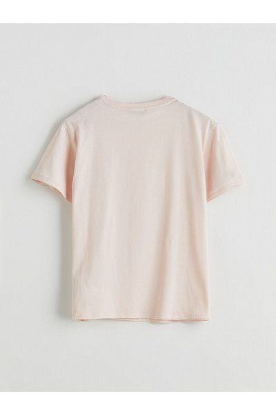 LC Waikiki Γυναικείο φλοράλ μπλουζάκι Crew Neck