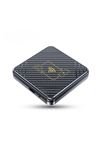 zyteq Adaptor wireless CarPlay & Android Auto ZYTEQ® 2-în-1, Plug-and-Play, WiFi 5GHz, BT, compact, gri