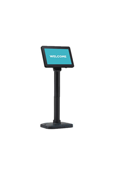 GÜMRÜK BEY PD700U 7 inç LEC Müşteri Ekranı Ayaklı Bilgi Ekranı Müşteri Monitörü