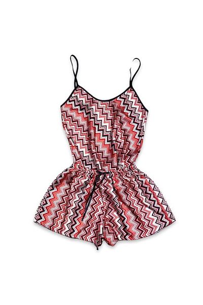 Intisimo Women's Pajamas, Satin, 2 Pieces, Print, Red