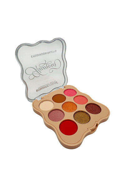 Ushas Paletă Farduri de Pleoape – Romantic Color Glamour, 9 Culori Intense și...