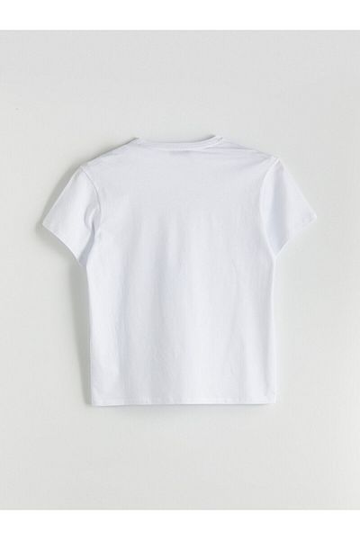 LC Waikiki Tricou de damă cu imprimeu Italia Crew Neck