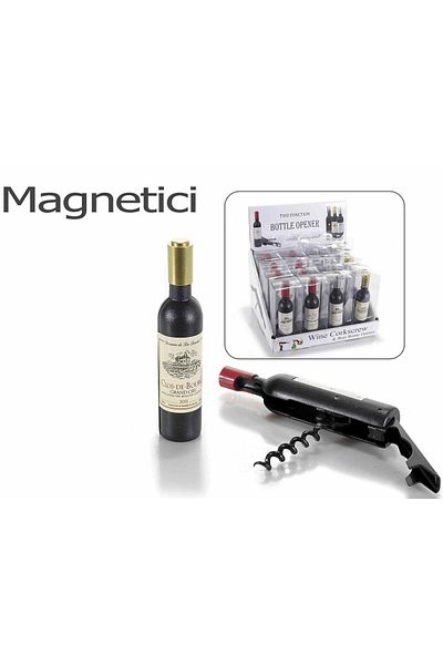 Decorer Tirbuson vin Bottle 2,4 cm x 11,5 H