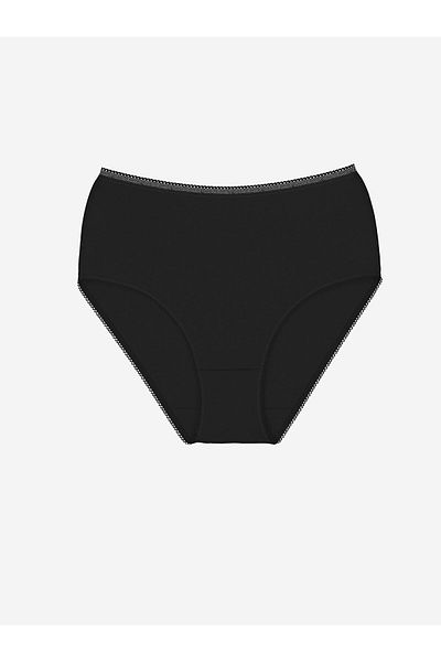 LC Waikiki LCW DREAM Μαύρο ίσιο κλασικό εσώρουχο 3 Συσκευασία