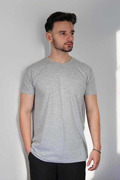 PARAGOOSE Tricou Simplu Cu Maneca Scurta Submarine Pentru Barbati Gri Deschis