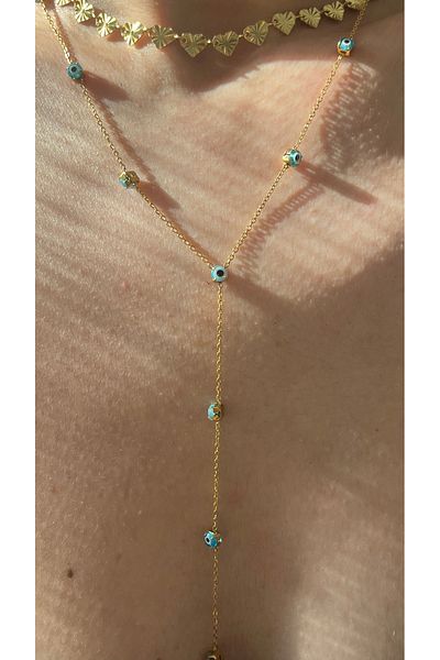 Hoop jewelery Steel Eye Low-Cut Necklace