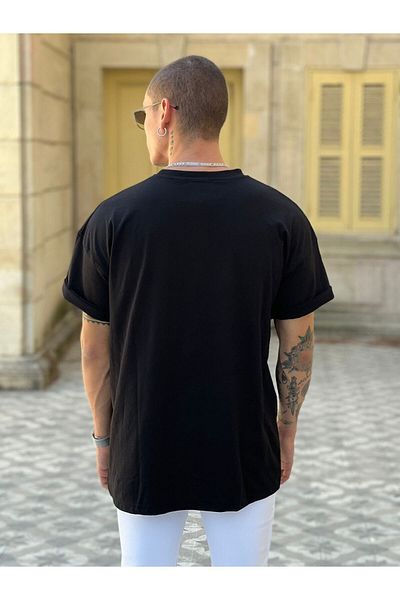 Pisa Art Овърсайз унисекс L-b тениска с щампи 100% памук
