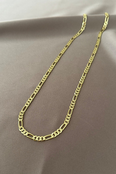 laria jewelry Figaro Chain Steel Necklace